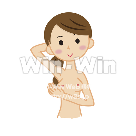 乳がん検診のCG・イラスト素材 W-022165