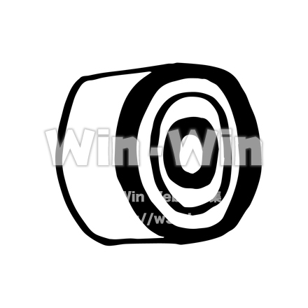 的のシルエット素材 W-023890