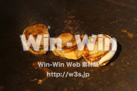 ホタテのバター焼きの写真素材 W-022431