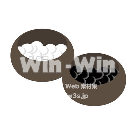 囲碁のCG・イラスト素材 W-022020