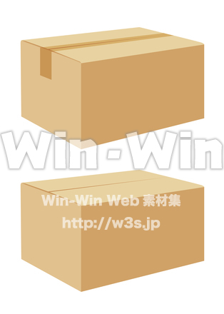 ダンボールのCG・イラスト素材 W-022108