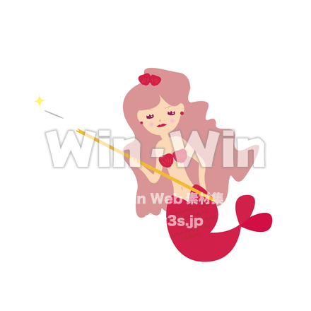 人魚のCG・イラスト素材 W-023065