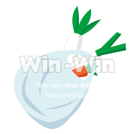 買い物袋のCG・イラスト素材 W-022705