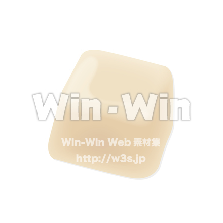 玉葱氷1個のCG・イラスト素材 W-023358