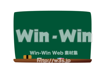 黒板のCG・イラスト素材 W-023526