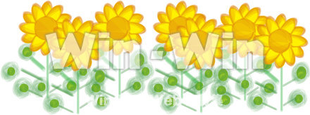 ひまわりの群生のCG・イラスト素材 W-022626