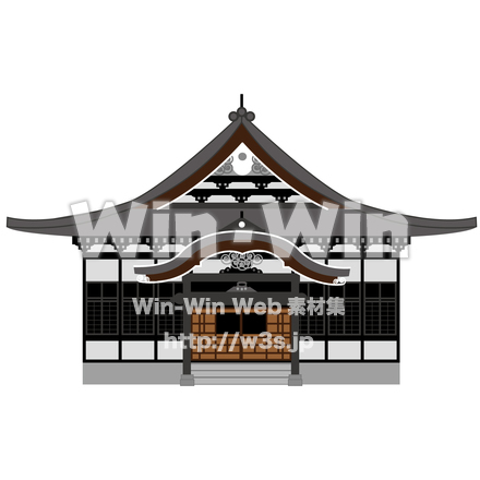 曹洞宗-天寧寺のCG・イラスト素材 W-023988