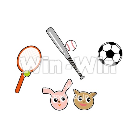 スポーツアイコンほかのCG・イラスト素材 W-023176