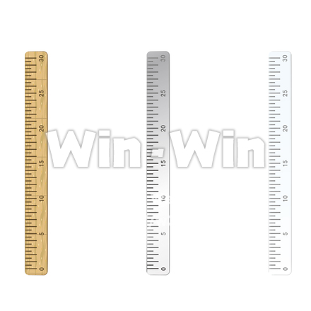 30cm定規のCG・イラスト素材 W-022391