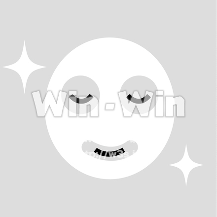 美容のシルエット素材 W-023171