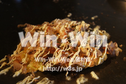 関西風お好み焼きの写真素材 W-022422