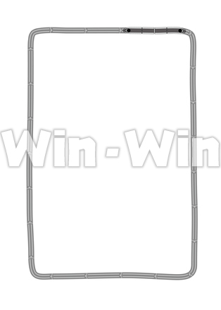 プラレール風パターンブラシのシルエット素材 W-023845