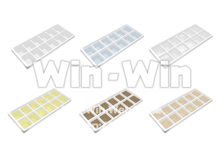 製氷皿セットのCG・イラスト素材 W-023345