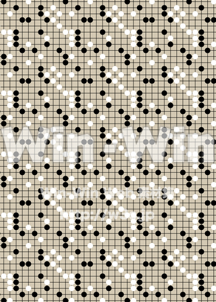 囲碁のパターンのCG・イラスト素材 W-022643