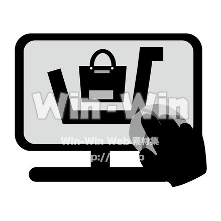 ネットショップのシルエット素材 W-025988