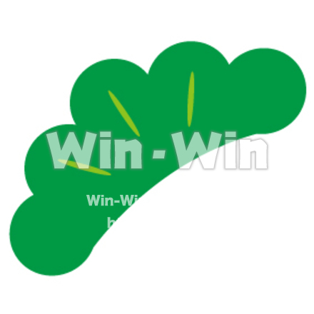 松（左下がり）のCG・イラスト素材 W-025126