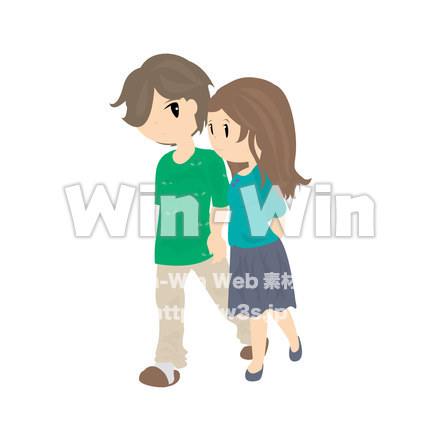 カップルのCG・イラスト素材 W-024283