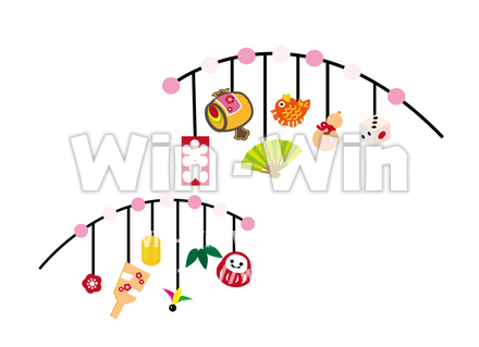 お正月　お飾りのCG・イラスト素材 W-025121