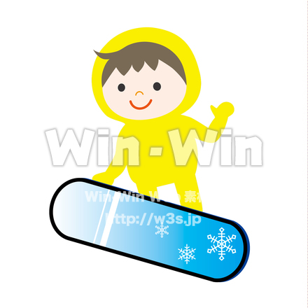 スノボのCG・イラスト素材 W-024973