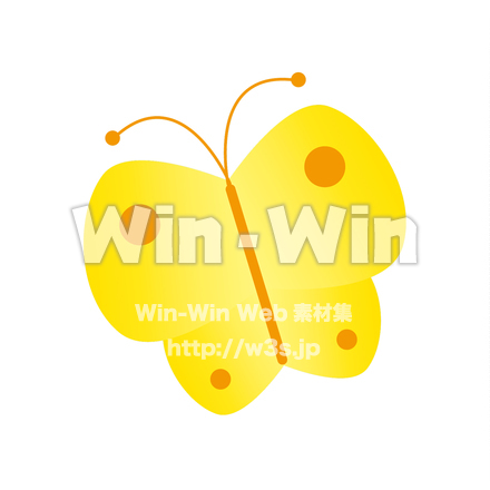 ちょうちょのCG・イラスト素材 W-024040