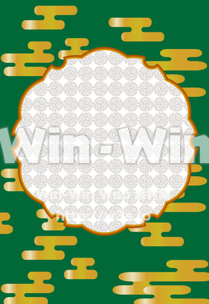 お正月背景のCG・イラスト素材 W-025141