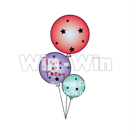 ふうせんのCG・イラスト素材 W-024984