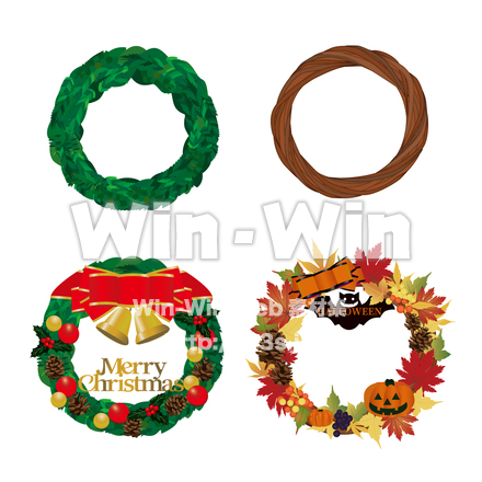 リースのCG・イラスト素材 W-024780