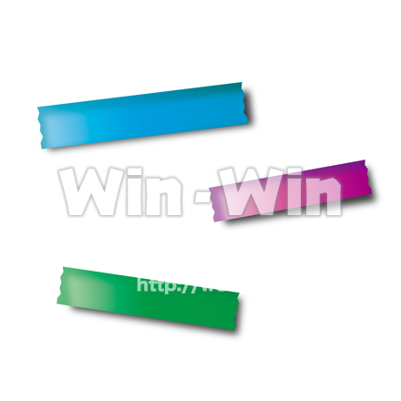 ふせんのCG・イラスト素材 W-024281