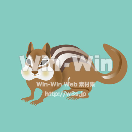 しまりすのCG・イラスト素材 W-025562