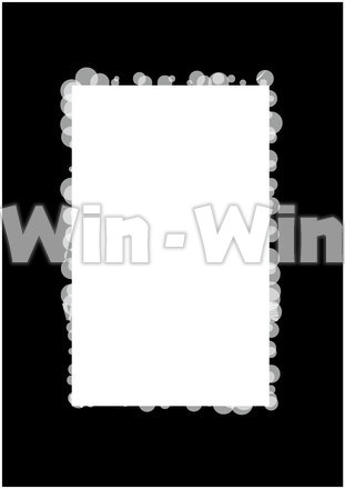 フレーム　長方形のCG・イラスト素材 W-025214