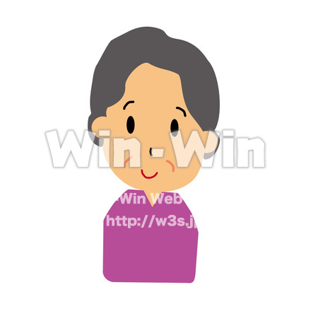 婦人のCG・イラスト素材 W-024160