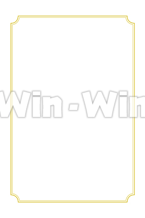 飾りフレームのCG・イラスト素材 W-025872