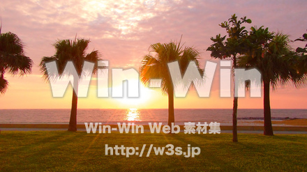 サンセットビーチの写真素材 W-024054