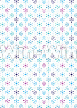 麻の葉模様のパターンスウォッチのCG・イラスト素材 W-024568