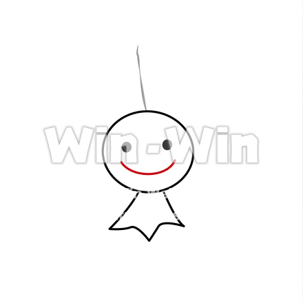 てるてる坊主のCG・イラスト素材 W-024314