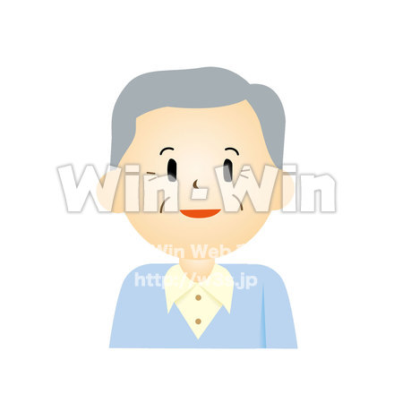 おじいちゃんのCG・イラスト素材 W-024382