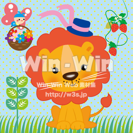 ライオンのCG・イラスト素材 W-025579