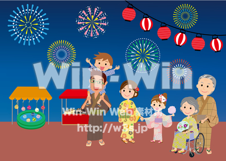 夏祭りのCG・イラスト素材 W-025808