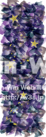 夜空のしおりのCG・イラスト素材 W-025478