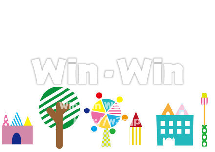 街並みカラーのCG・イラスト素材 W-025022