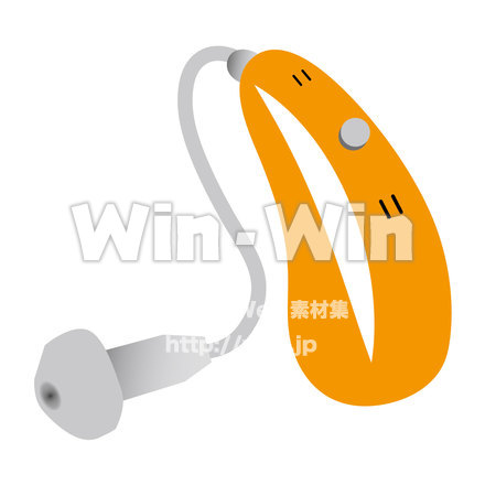 補聴器のCG・イラスト素材 W-025045