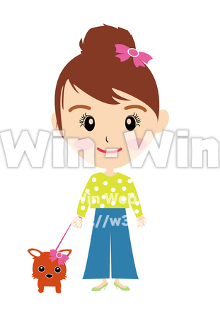 散歩のCG・イラスト素材 W-024278