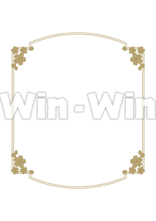 フレーム - 桜のCG・イラスト素材 W-025308