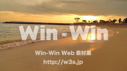 浜辺の写真素材 W-024109