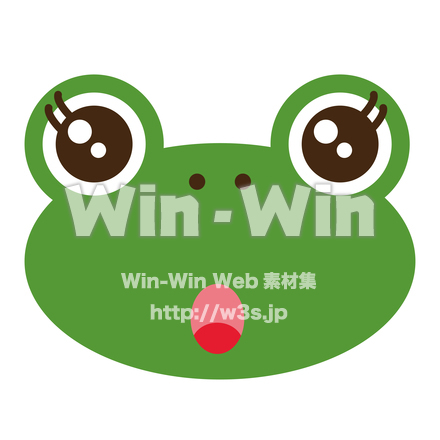 かえるのCG・イラスト素材 W-025600