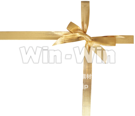 金リボンの写真素材 W-024274