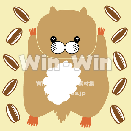 ハムちゃんのCG・イラスト素材 W-025472