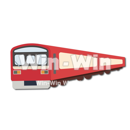 京急線車両のイラストのCG・イラスト素材 W-025133
