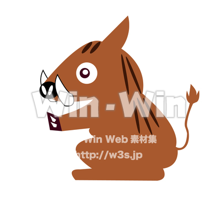 亥のCG・イラスト素材 W-025177