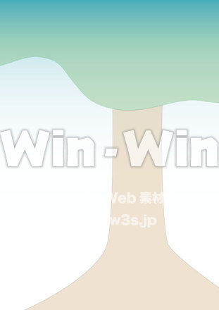 木の背景イラストのCG・イラスト素材 W-024818